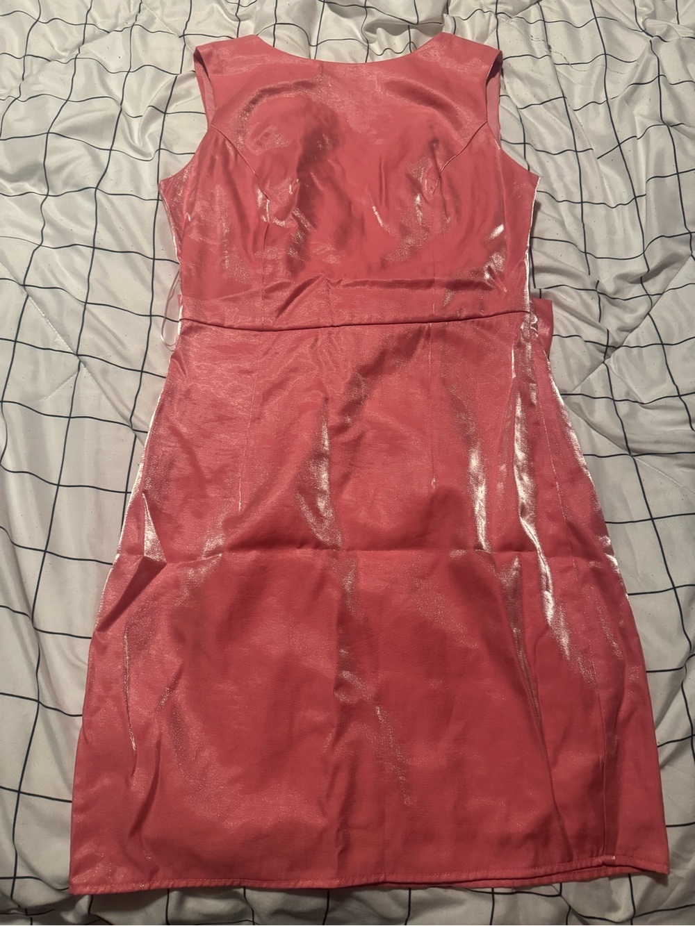 Lena Shimmery  Pink Mini Dress